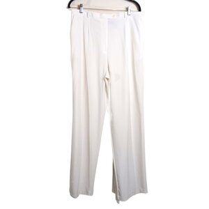 Sag Harbor Dress Pants Women’s 16 Ivory Stretch Waistband Pockets Straight Leg